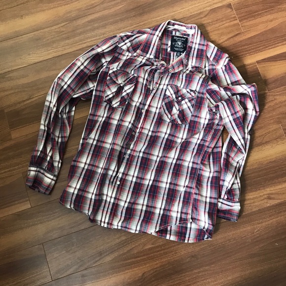 Slimfit plaid button up - Picture 4 of 6